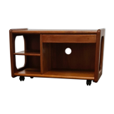Vintage teak Hi Fi or Tv trolley