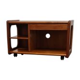 Vintage teak Hi Fi or Tv trolley