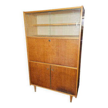 vintage oak secretary desk