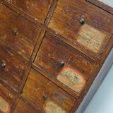 Apothecary furniture in Dutch pine 1920s
