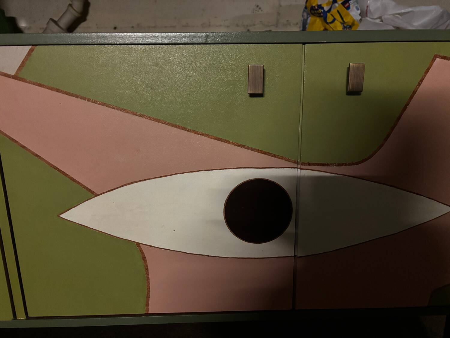 Furniture painted by Pierre Malbec