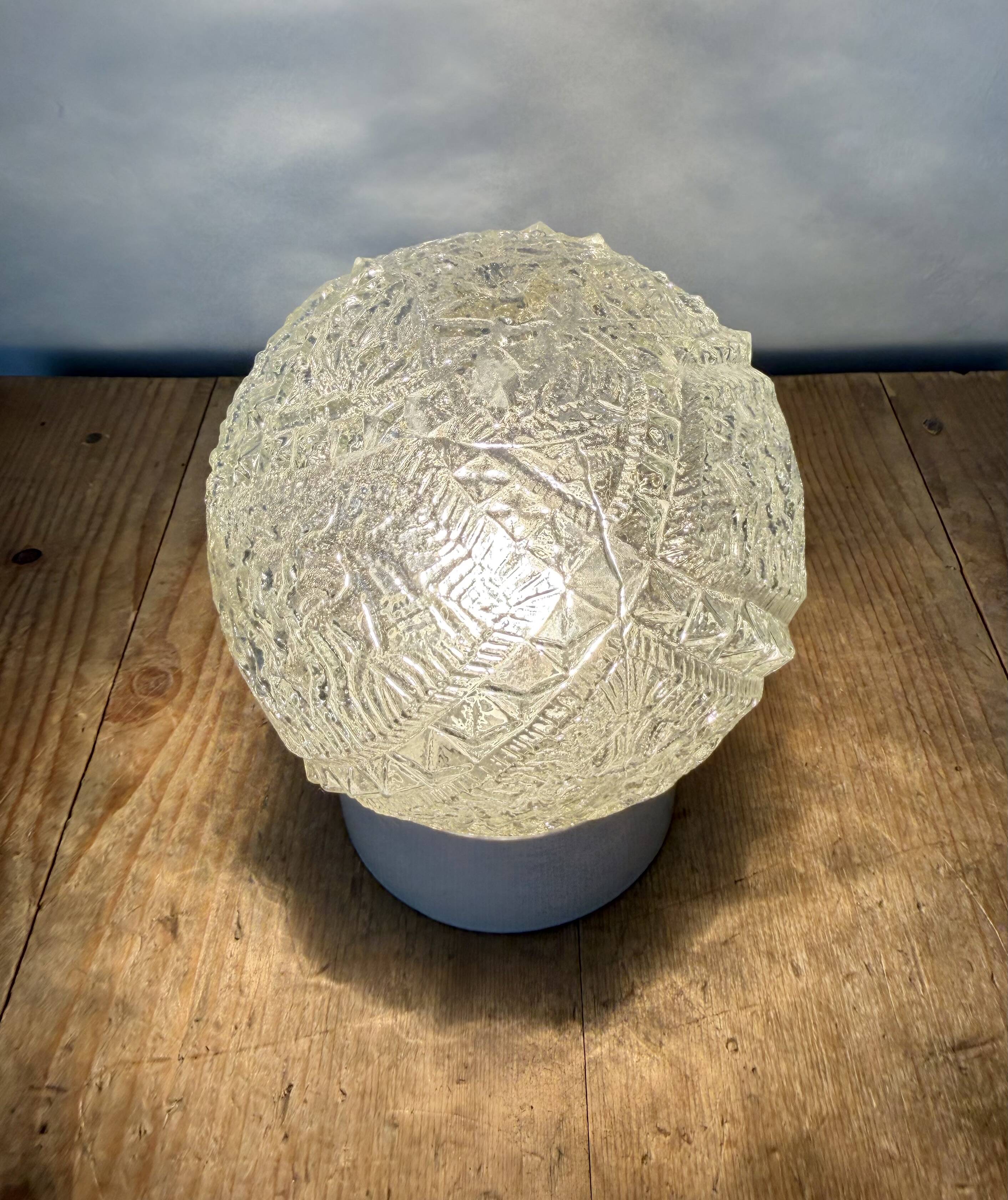 Vintage White Porcelain Ceiling Light, 1970s