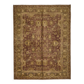 Tapis Oushak en laine noué à la main turc 276 cm x 361 cm
