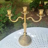 Paire de chandeliers en bronze