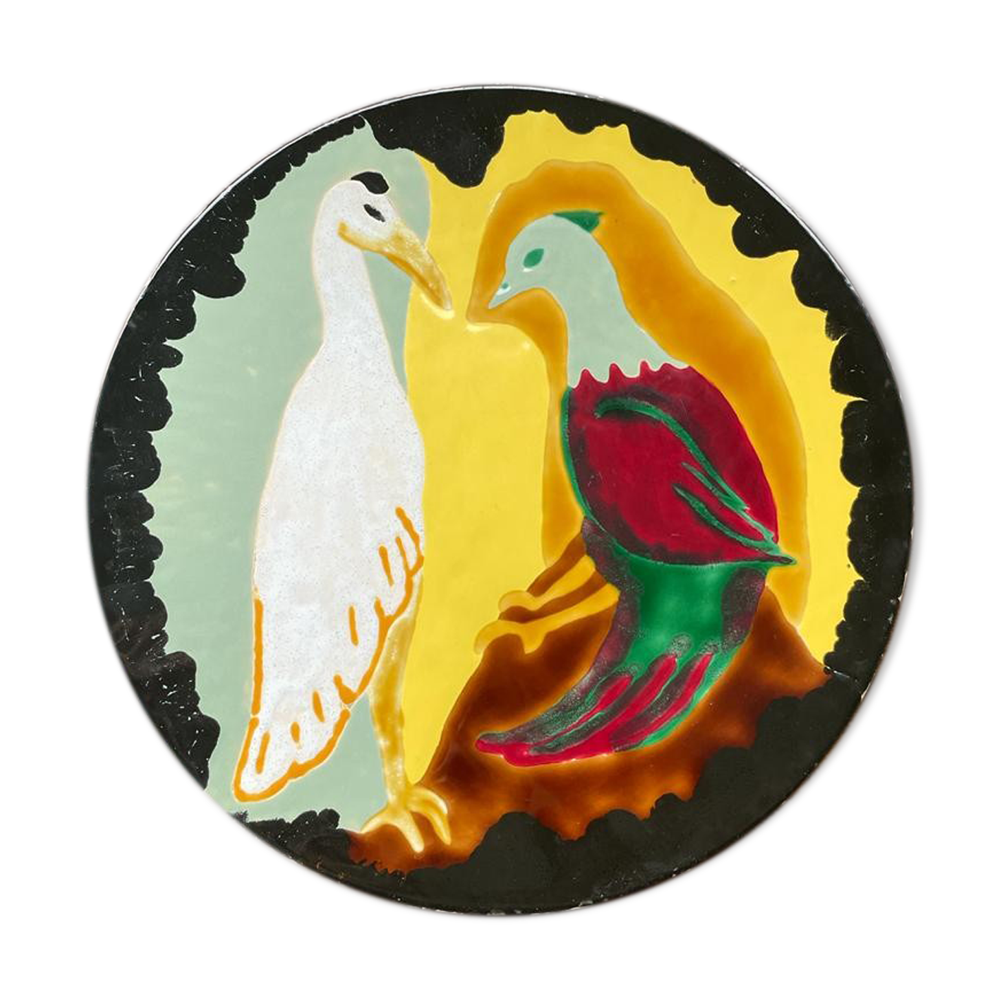 Plate / ceramic dish of parthenay