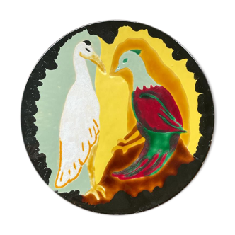 Plate / ceramic dish of parthenay