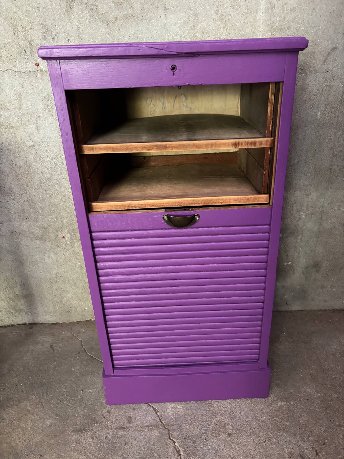 Purple notary cabinet / filing cabinet