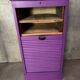 Meuble de notaire, classeur violet