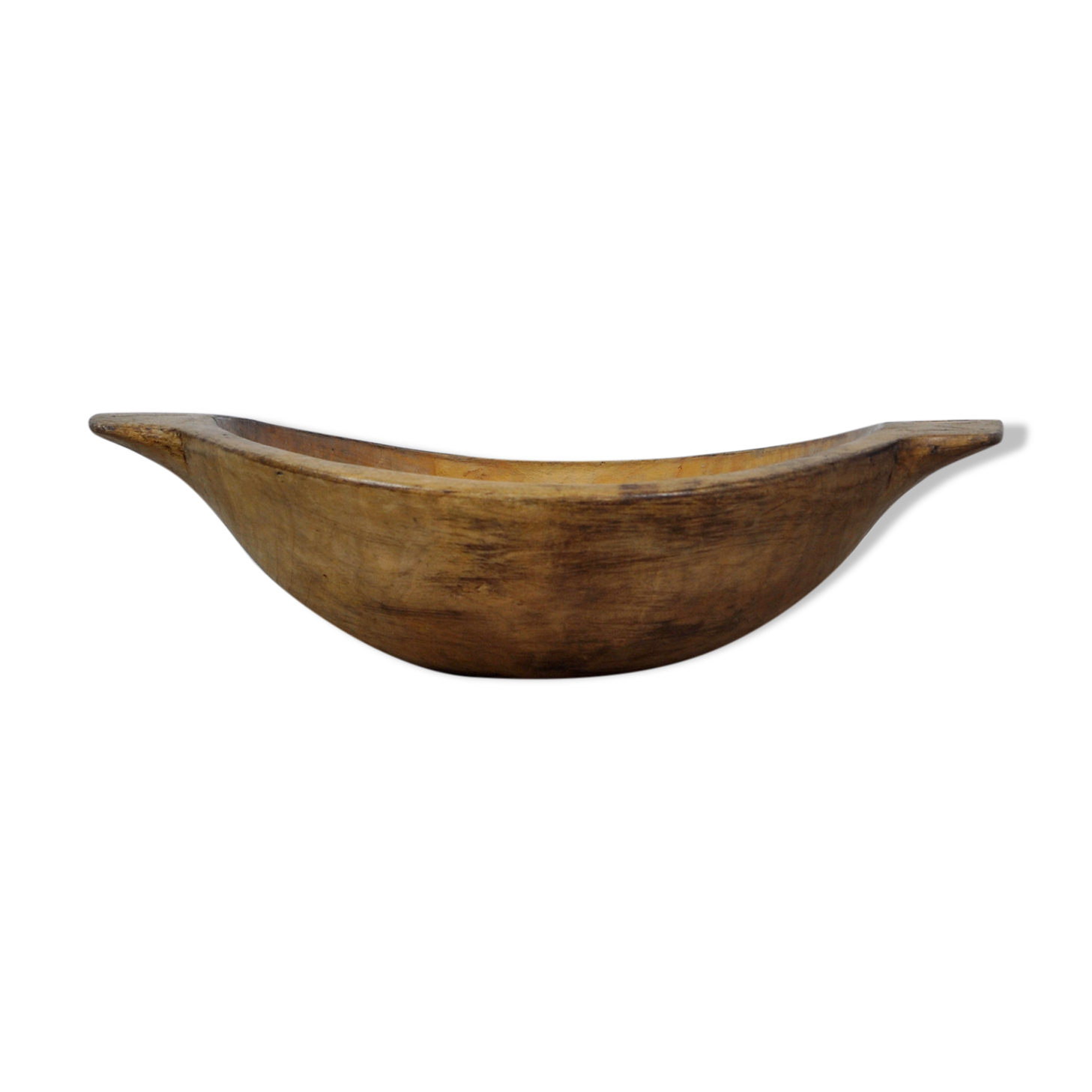 Handmade Wooden Dough Bowl, Early 1900s