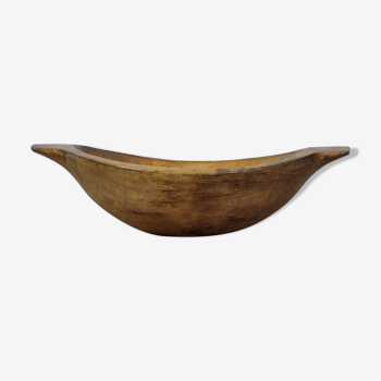 Handmade Wooden Dough Bowl, Early 1900s