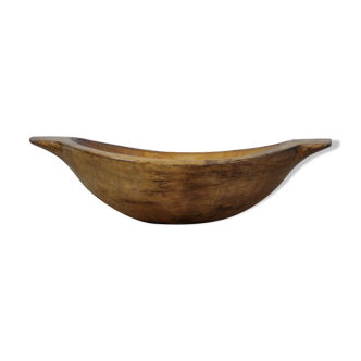 Handmade Wooden Dough Bowl, Early 1900s