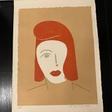 Lithograph by french arroyo