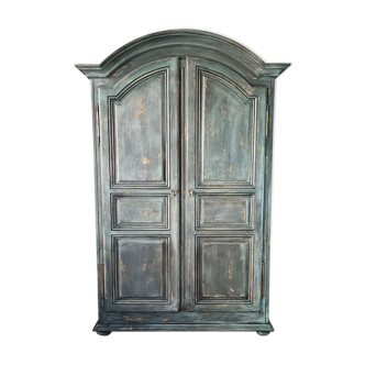 Armoire penderie de tonges shabby chic patinée