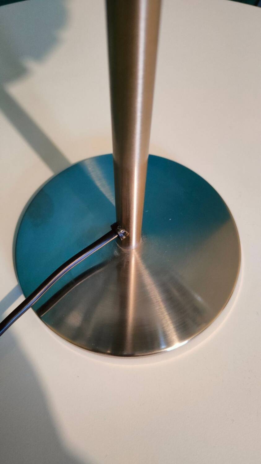 Kennwel space age lamp 1990 aluminum tube.