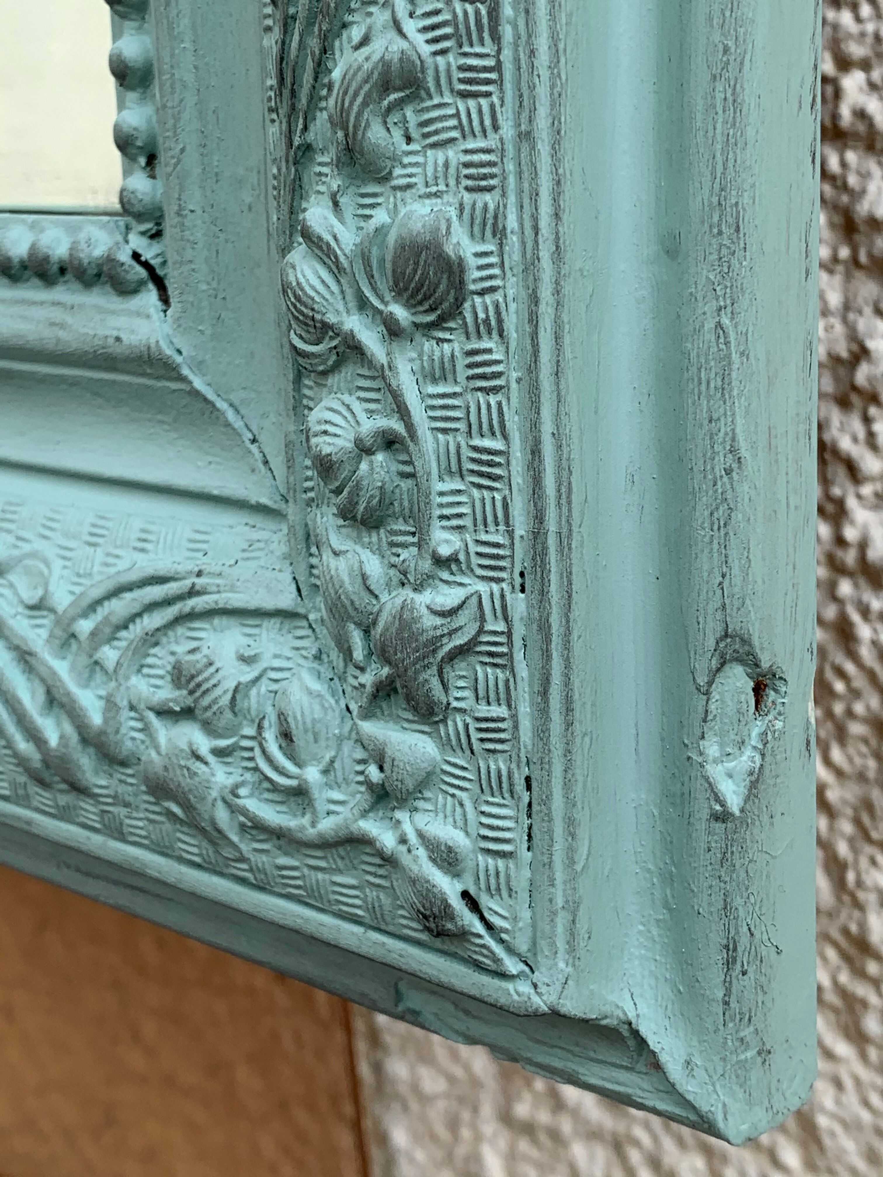 Mirror Louis Philippe celadon 68x92