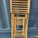 Trio of bamboo bar chairs