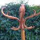 Coat rack with six heads in curved wood Baumann / vintage 50s-60s