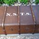 Trunk chest travel russian old