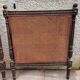 Hand-carved Louis XVI style headboards with chic vintage caning (1800s)