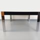 Vintage Italian square dining table by Faleschini for Mariani glass