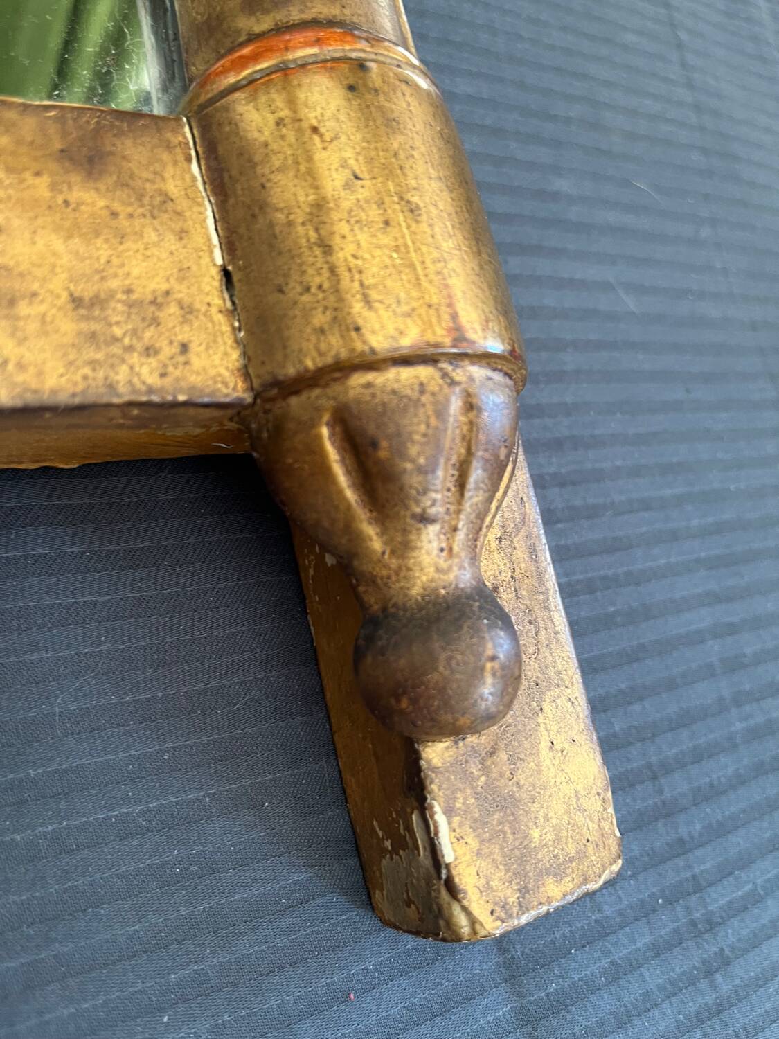 Gilded wooden mirror