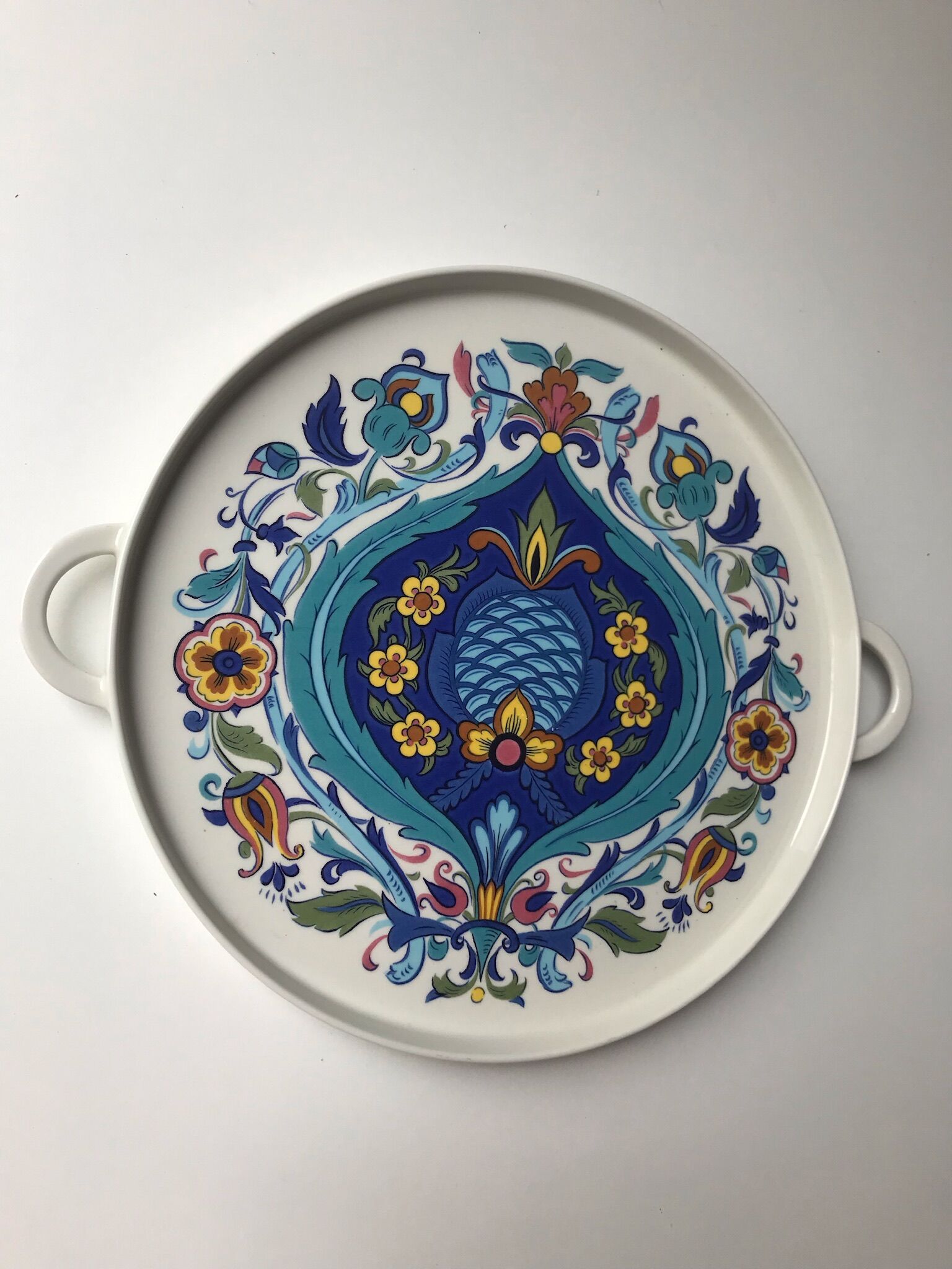 Ceramic plate villeroy and boch model izmir 70s