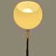 Antique brass and opaline glass lamp – Modernist piece, 1940s