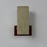 Vintage wall light, Perspex and wood, France, 1960.