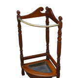 Stand de parapluie d'acajou d'arts et d'artisanat