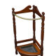 Stand de parapluie d'acajou d'arts et d'artisanat