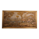 Large jacquard tapestry with a gilded wooden frame – 163x83 cm.