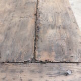 Solid wood farm table