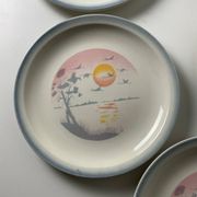 Vintage plates from the 1980s