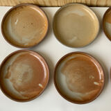 9 vintage sandstone plates
