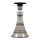 Ceramic candle holder with geometric decoration by Huguette Bessone - Vallauris