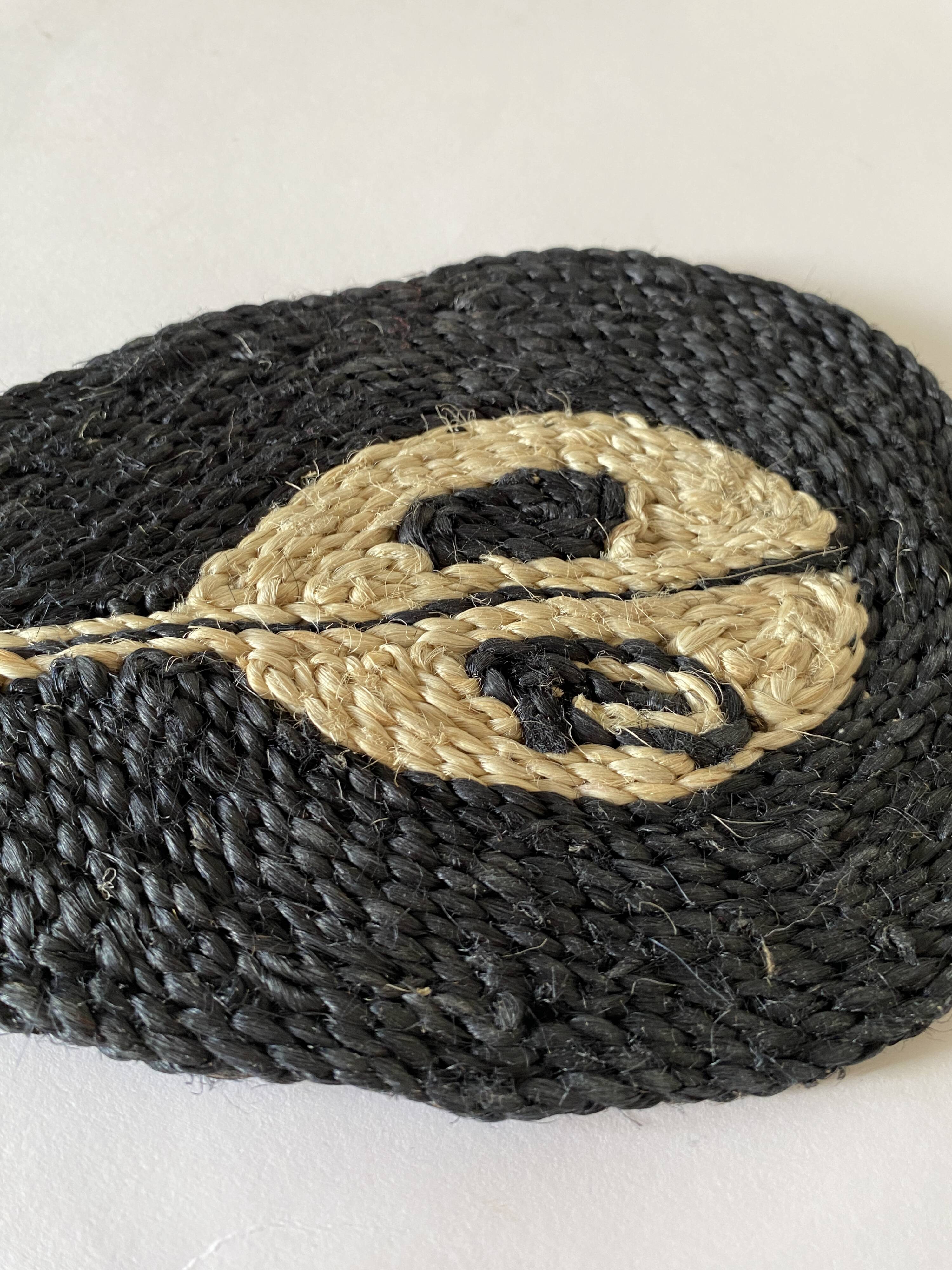 Trivet, braided fibers