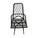Chair plastic black scoubidou