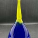 Blown glass soliflore signed Eric Lindgren Claret 1996