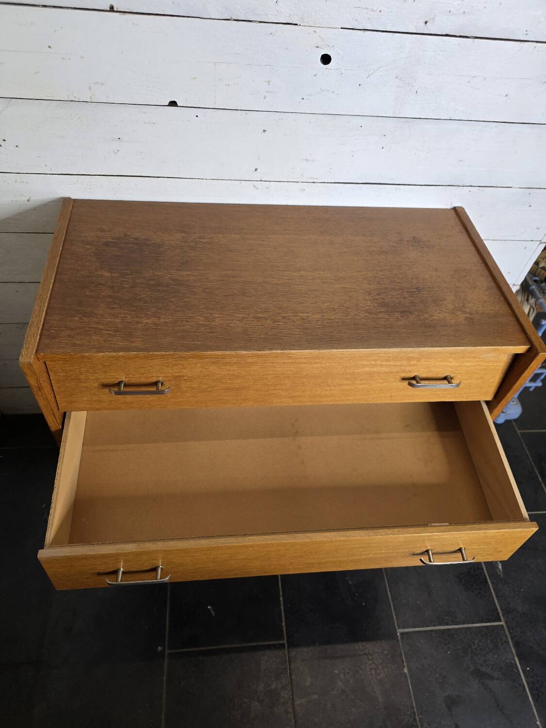 Vintage oak chest of drawers from the 60s