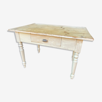 Vintage fir farm table