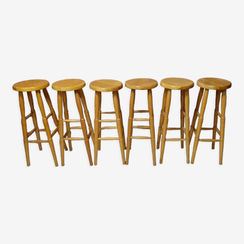 Lot de 6 tabourets