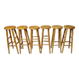 Wooden bar stools