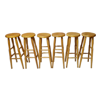 Wooden bar stools