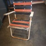 Garden folding armchair 1950 60