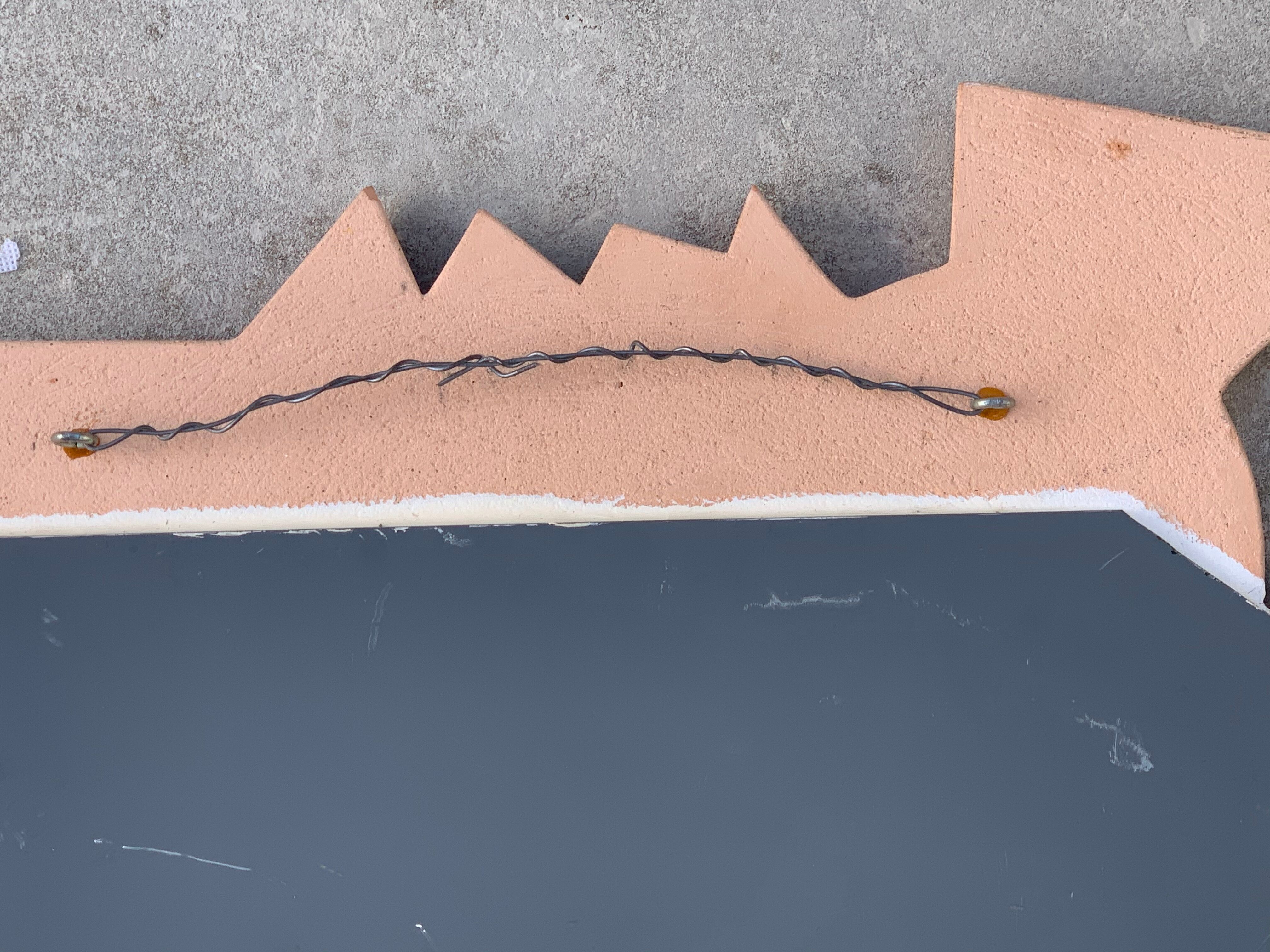 Mirror art deco style in sandstone