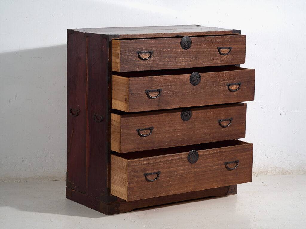 Commode Tansu japonaise – Période Meiji / Taishō (c.1868-1926)