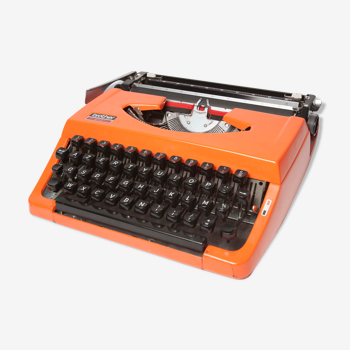 Machine à écrire brother 210 orange révisée et ruban neuf