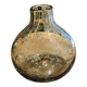 Small bubbled glass vase
