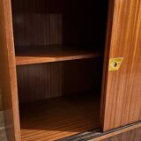Vitrine en acajou verni 1960/70