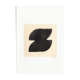 Painting on paper, Scandinavian style abstract illustration